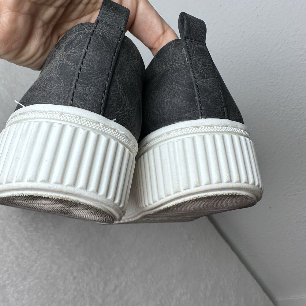 Soul Naturalizer Turner Slip-on Sneakers Women's Black FauxLeather Shoe- 7 WIDE - Picture 12 of 16